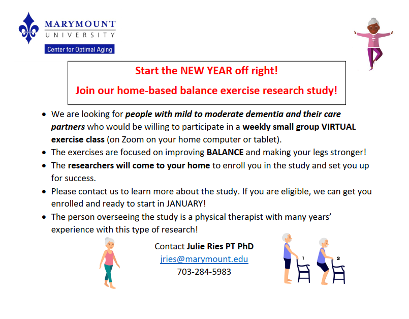 HOME-BASED BALANCE EXERCISE RESEARCH STUDY
