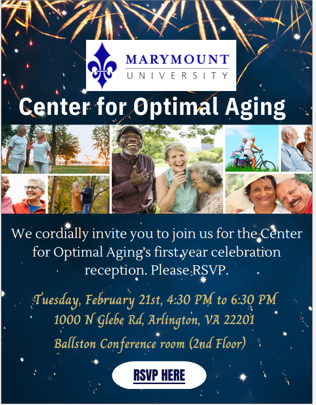 Marymount Center for Optimal Aging One Year Celebration