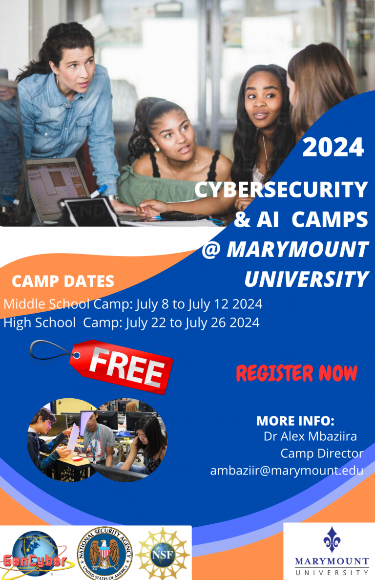 GENCYBER Summer Camp Marymount University