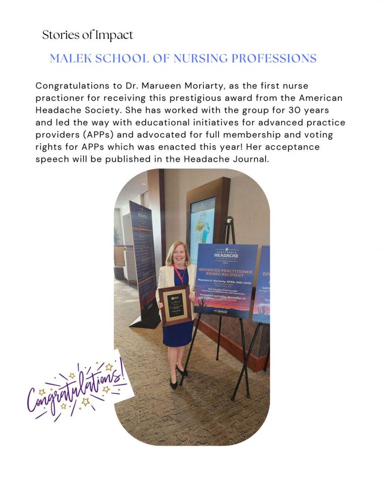 College of Health and Education Newsletter #1