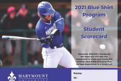 Blue Shirt Program Student Scorecard Page 1