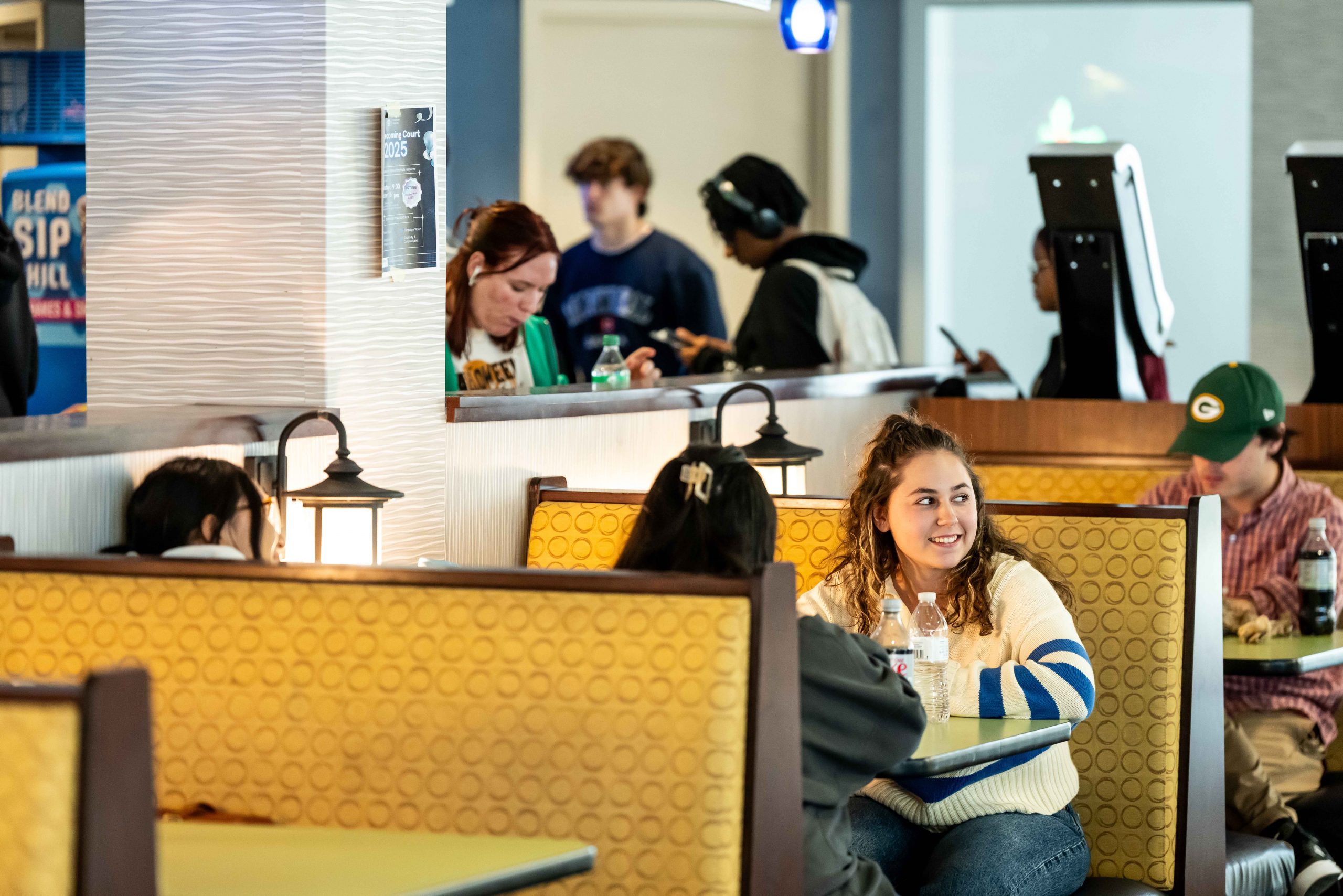 students booths