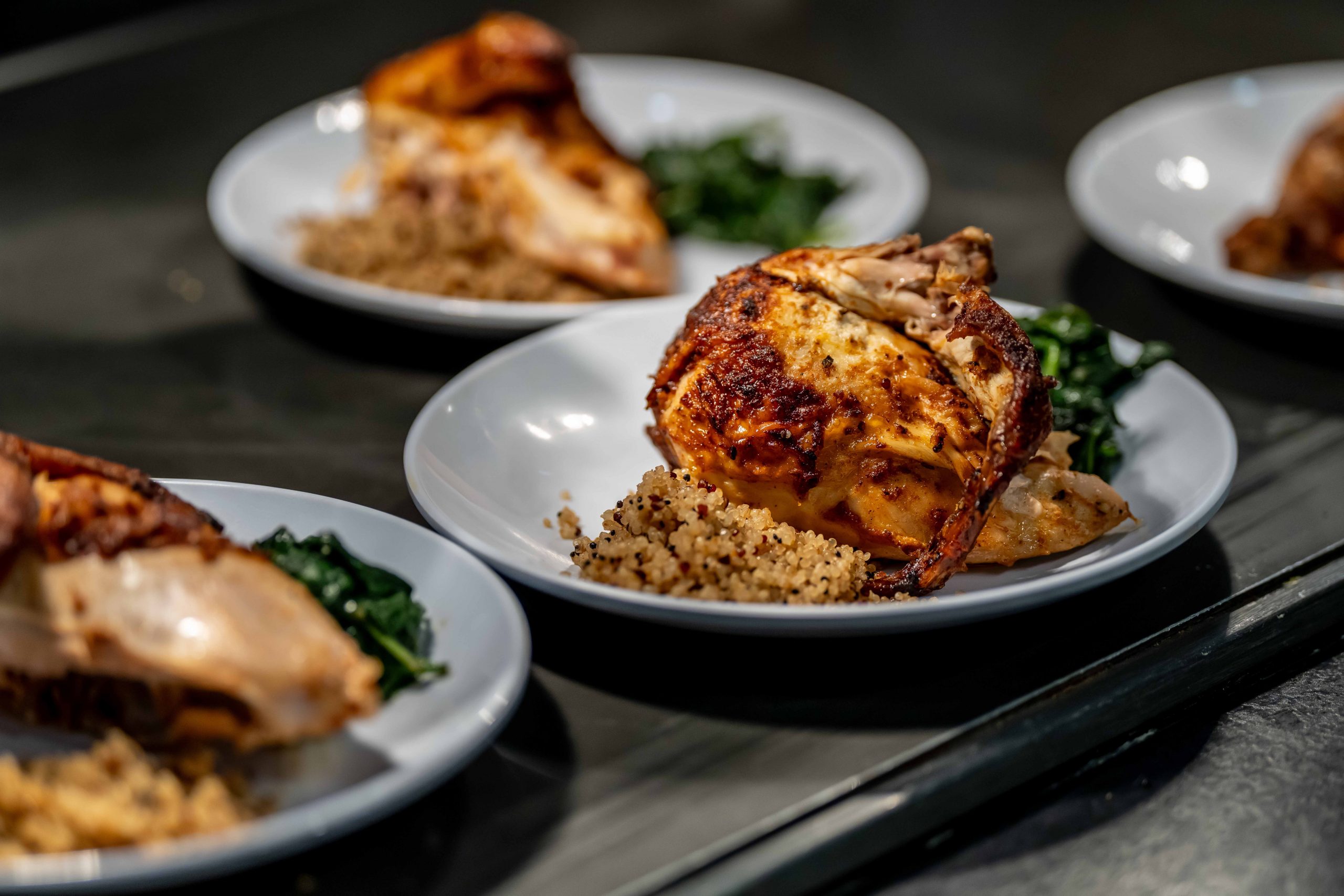 Chicken on a plate
