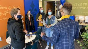 Marymount students tour the new Diversity, Equity & Inclusion Center
