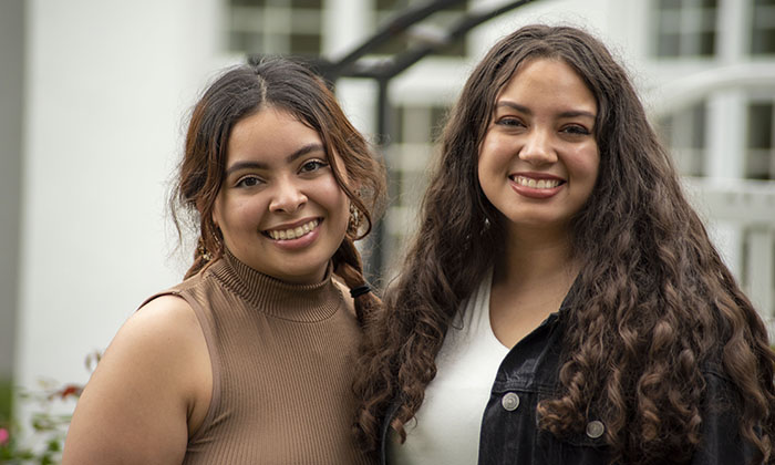 Marymount University Leaders-in-Residence Jessica Benitez and Ashly Trejo Mejia