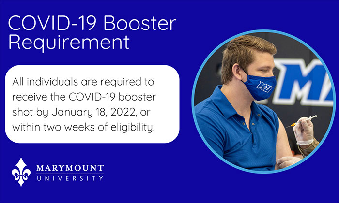 Marymount announces COVID-19 booster shot requirement