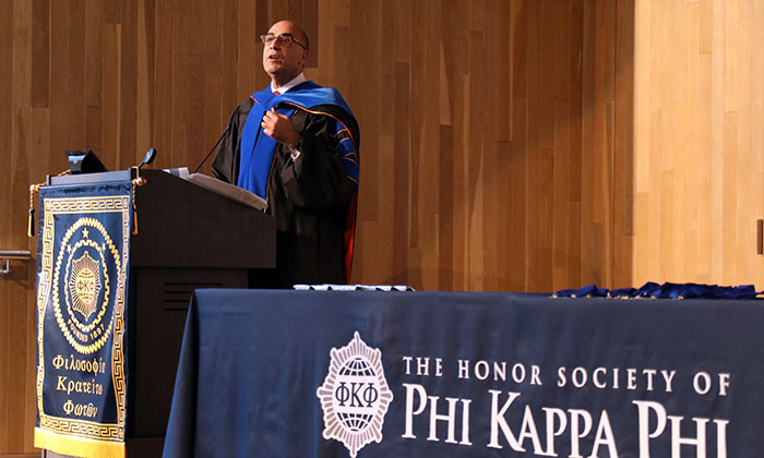 MU’s Phi Kappa Phi installs 93 inductees during initiation ceremony