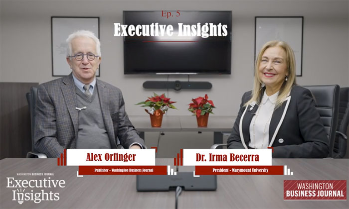 Washington Business Journal: Executive Insights with President Irma Becerra