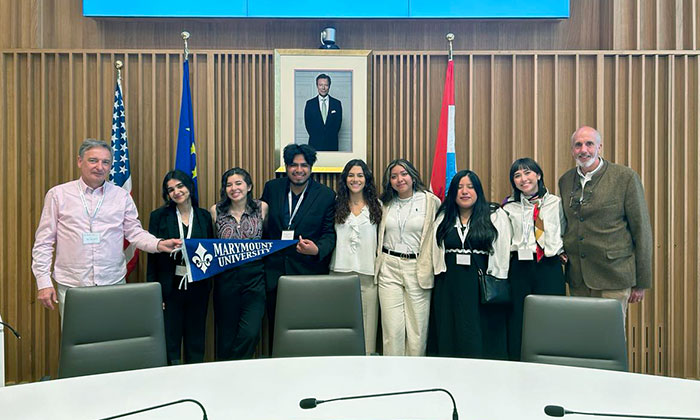 Marymount students travel to Luxembourg for Transatlantic Dialogue Conference