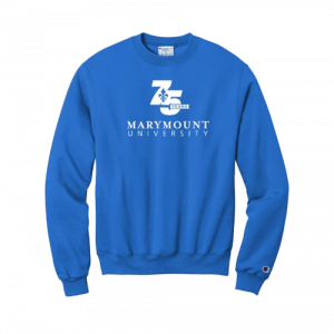 marymount blue sweatshirt