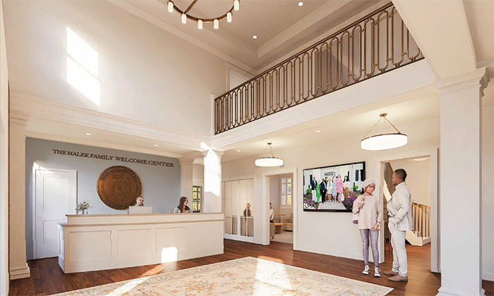 Marymount receives gift to remodel Lodge into new Malek Family Welcome Center