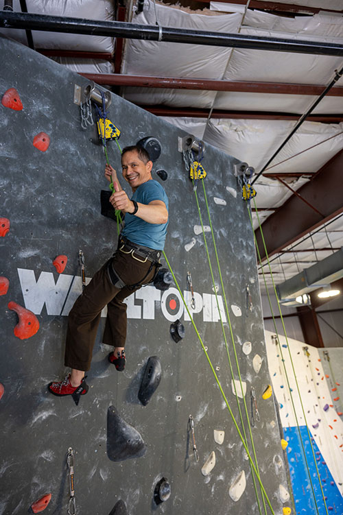 Innovative Marymount research explores rock climbing’s effects on Parkinson’s disease
