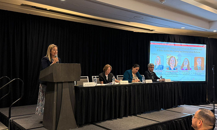 President Becerra moderates HACU immigration reform panel in Washington