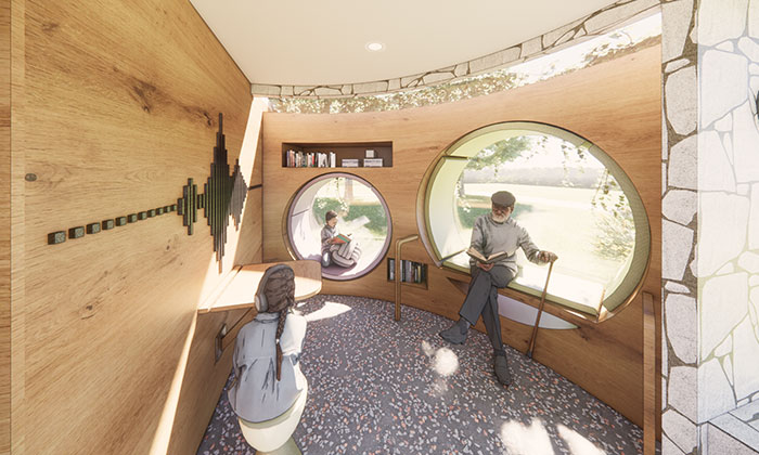 Two graduate Saints win national interior design student competition
