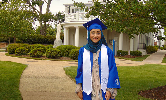 Marymount’s first Biomedical Engineering graduate reflects on research opportunities, impact