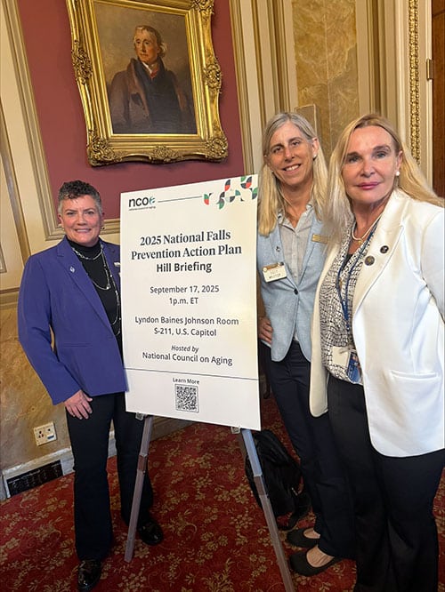 Marymount’s Dr. Sara Pappa presents National Falls Prevention Action Plan on Capitol Hill