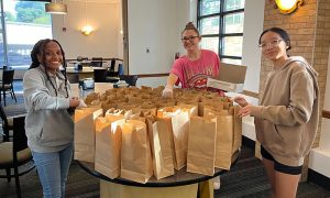 Junior named Newman Civic Fellow for work with food insecurity initiatives, campus garden