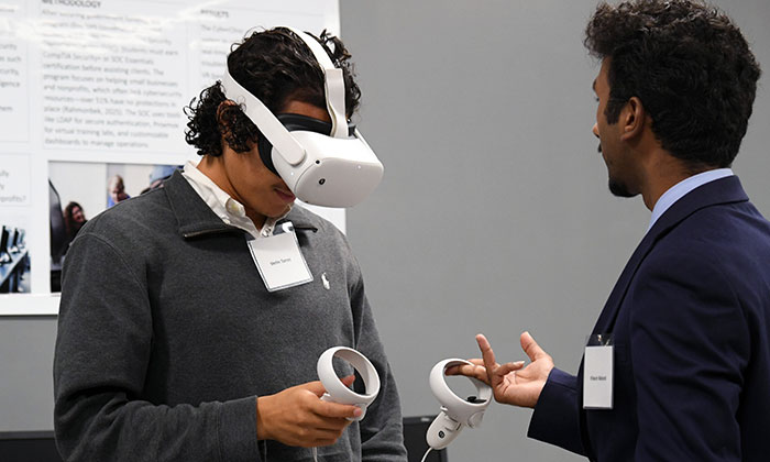 Student-led conference at Marymount’s Ballston Center explores AI, cybersecurity