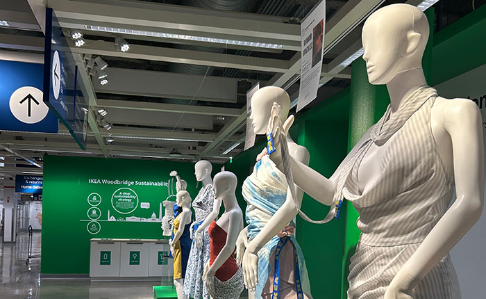 Fashion students spotlight sustainability in second upcycled fashion collection with IKEA
