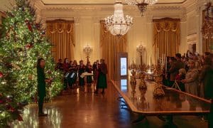 Marymount Chamber Singers bring holiday cheer to the White House during Christmas tour season