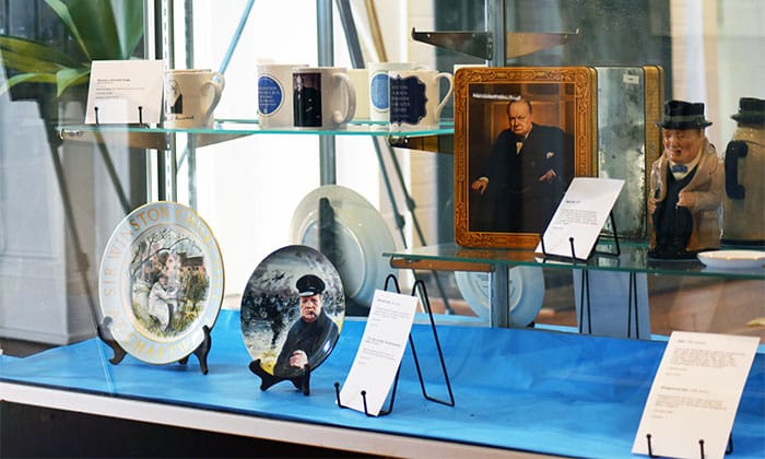 Marymount unveils permanent Churchill collection alongside launch of new University podcast