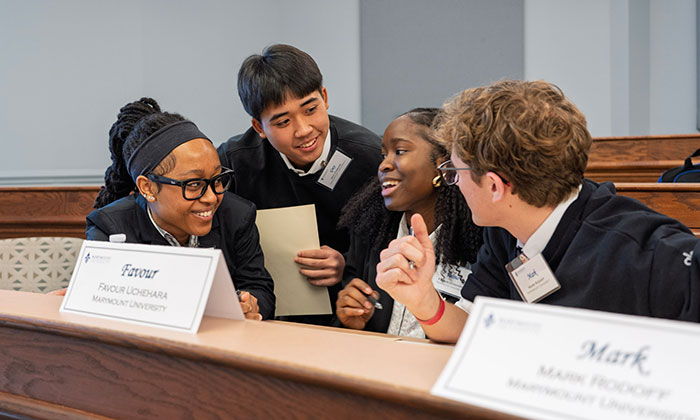 Saints tackle ethics, business topics at 2026 VFIC Applied Ethics Bowl