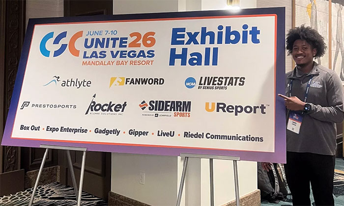 Johnson Represents Marymount Athletics Communication at CSC Unite 2026