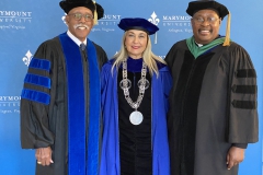 Dr.-Julian-Earls-commencement-speaker-for-the-College-of-Sciences-and-Humanities-with-President-Irma-Becerra-and-Chaplain-Gabriel-Muteru