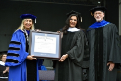 Marymount-University-President-Dr.-Irma-Becerra-left-and-Trustee-John-Shooshan-right-with-Princess-Reema-of-Saudi-Arabia-guest-speaker